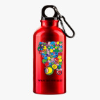 Металлическая бутылка 400 мл UV-DTF