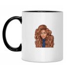 Кружка двухцветная