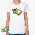 Женская футболка органик