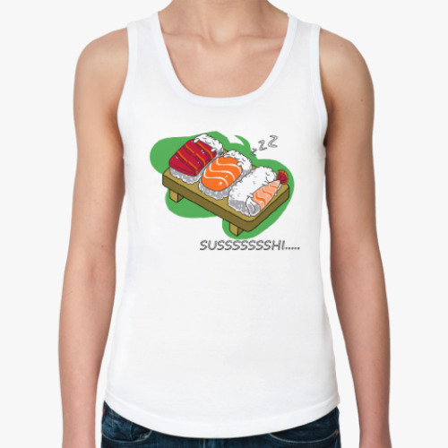 Женская майка с принтом  Sushi