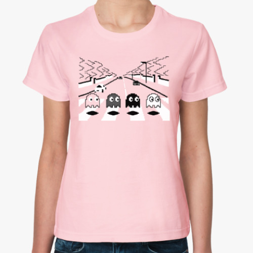 Женская футболка Pacman Abbey Road