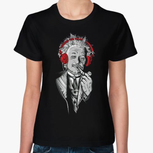 Женская футболка Albert Einstein relaxed