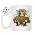 Кружка с футбольным мячиком