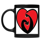 Кружка цветная UV-DTF