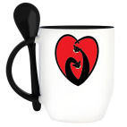 Кружка с ложкой