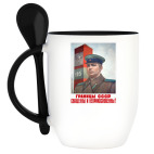 Кружка с ложкой