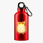 Металлическая бутылка 400 мл UV-DTF