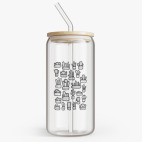 Банка с бамбуковой крышкой