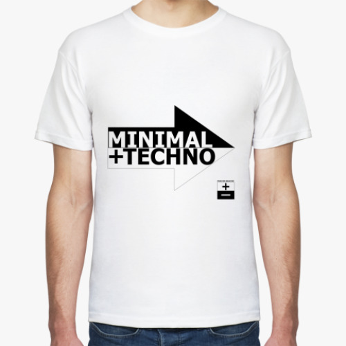 Футболка с принтом Minimal Techno