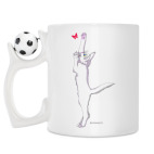 Кружка с футбольным мячиком