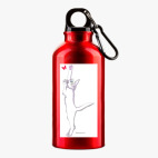 Металлическая бутылка 400 мл UV-DTF