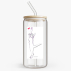 Банка с бамбуковой крышкой