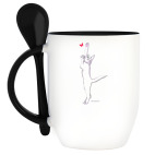 Кружка с ложкой