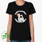 Женская футболка органик