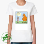 Женская футболка органик