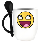 Кружка с ложкой