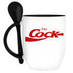 Кружка с ложкой