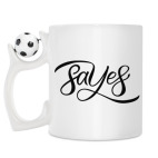 Кружка с футбольным мячиком