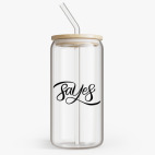 Банка с бамбуковой крышкой