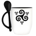 Кружка с ложкой