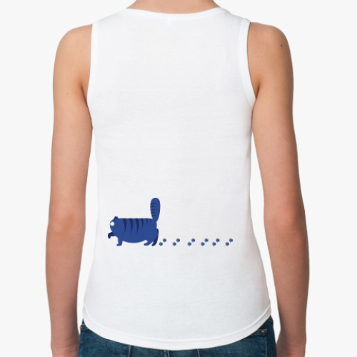 Женская майка с принтом  Коты