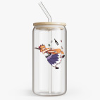 Банка с бамбуковой крышкой