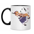 Кружка двухцветная