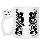 Кружка с футбольным мячиком