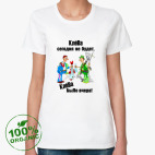 Женская футболка органик