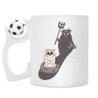 Кружка с футбольным мячиком