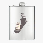 Фляжка стальная