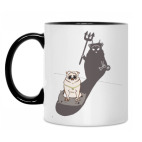 Кружка двухцветная