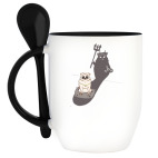 Кружка с ложкой