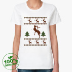 Женская футболка органик