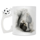 Кружка с футбольным мячиком