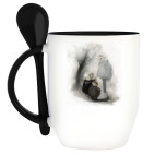 Кружка с ложкой