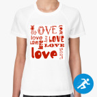 Женская спортивная футболка