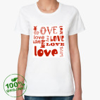 Женская футболка органик