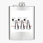 Фляжка стальная