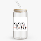 Банка с бамбуковой крышкой