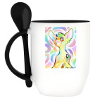 Кружка с ложкой