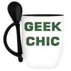 Кружка с ложкой