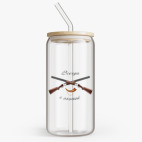 Банка с бамбуковой крышкой