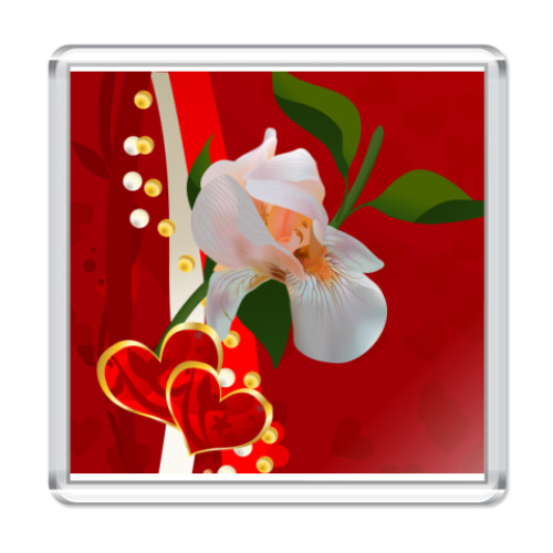 Магнит Сердце и Ирис