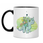 Кружка двухцветная