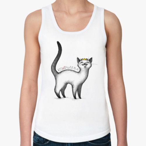 Женская майка с принтом Кошролева