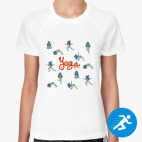 Женская спортивная футболка