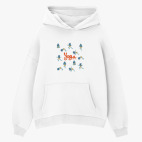 Толстовка худи оверсайз