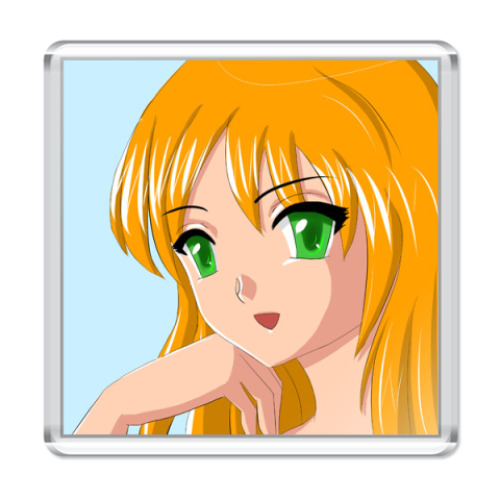 Магнит с принтом   Smiling