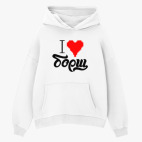 Толстовка худи оверсайз